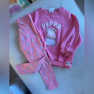 Next Pink Peppa Pig Kids Matching Set